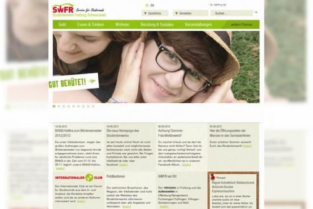 Studentenwerk Freiburg gestaltet Website neu