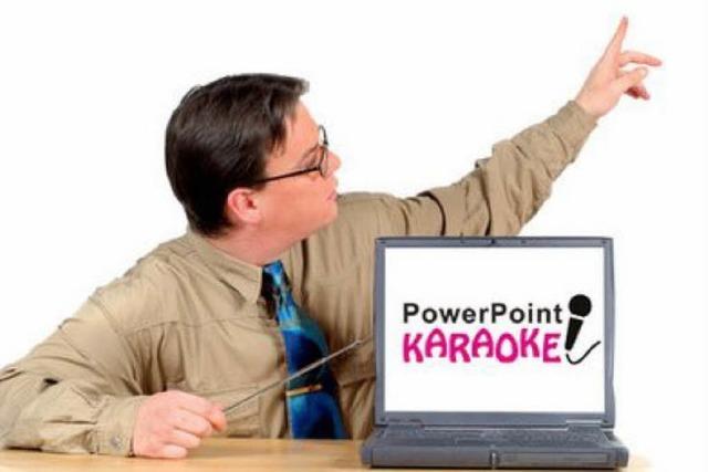 Heute: PowerPoint-Karaoke im Teng