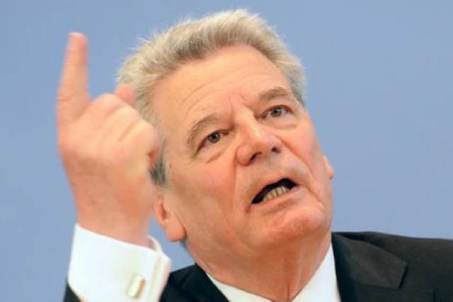 Dienstag: Joachim Gauck im Audimax