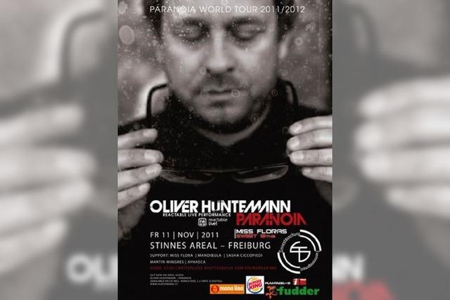 Oliver Huntemann: Paranoia World Tour im Alten Stinnes Areal