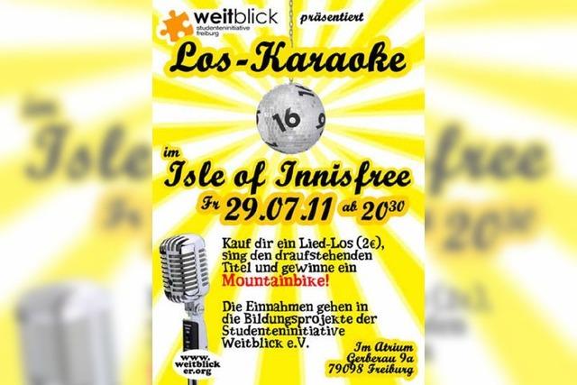 Singen fr den guten Zweck: Benefiz-Karaoke im Isle of Innisfree