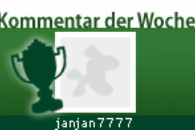 Kommentar der Woche: janjan7777