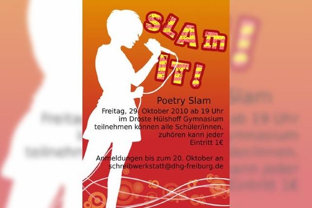 Poetry Slam im Droste-Hlshoff-Gymnasium
