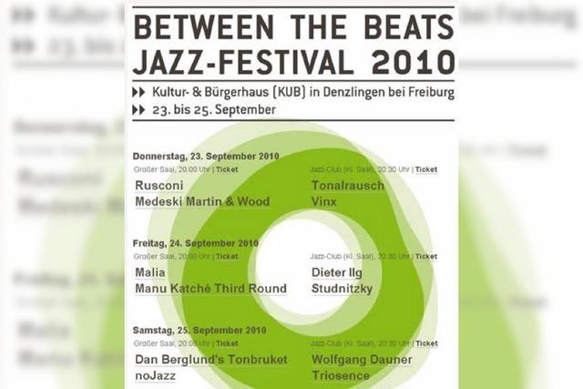 Verlosung: Between the Beats-Jazzfestival in Denzlingen