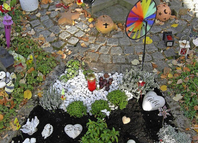 So kann es auch aussehen: Sternenkindergrab in Mainz   | Foto: Privat