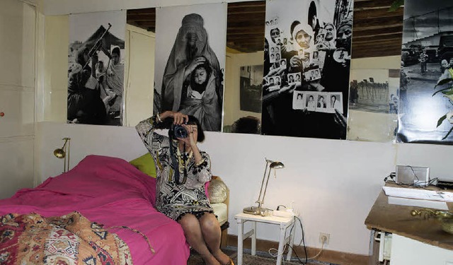 Ein fotografisches Lebenswerk an der W...ine Spengler in ihrer Pariser Wohnung   | Foto: faltin