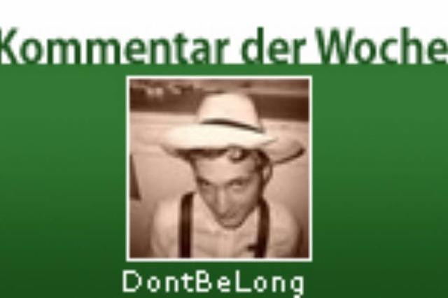 Kommentar der Woche: DontBeLong