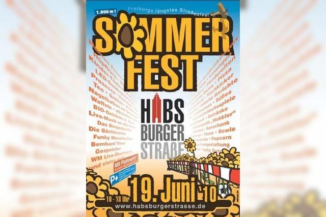 Samstag: Sommerfest & Flohmarkt auf der Habsburgerstrae