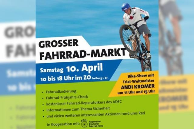 Samstag: Fahrradmarkt im Zentrum Oberwiehre