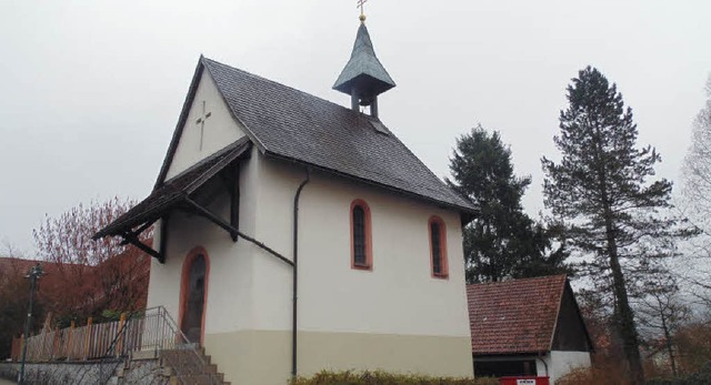 Eines der ltesten Gebude in Wehr: die Ackerrainkapelle an der Merianstrae   | Foto: Michael Gottstein