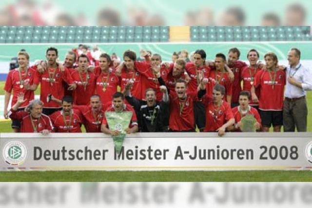 SCF: A-Junioren spielen am Sonntag um Finaleinzug