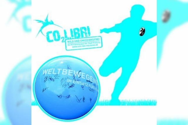 Verlosung: CO2libri-Ball, signiert von allen SC-Spielern