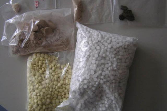Polizei findet 4.000 Ecstasy-Pillen