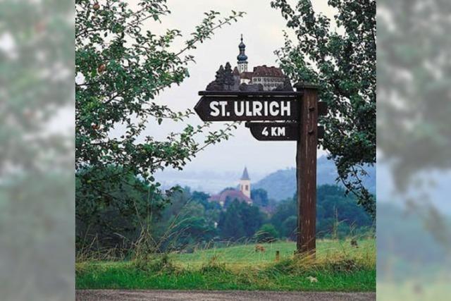 Merkwrdige Eigentumsdelikte: Holz-Hinweisschild nach St.Ulrich gestohlen