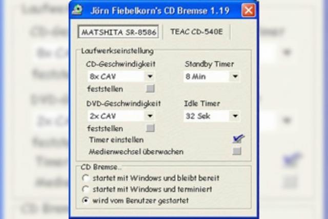 CD-Bremse fr vollen DVD-Genuss