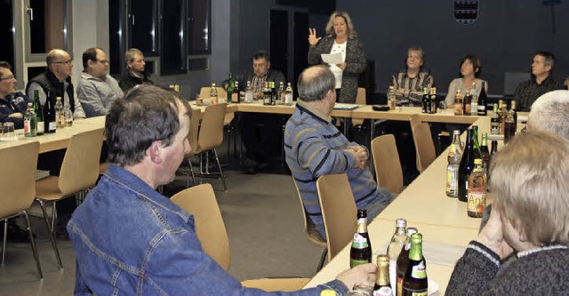 Beim alljhrlichen Brgergesprch in B...tuelle Themen aus ihren Fachbereichen.  | Foto: Dietmar Noeske