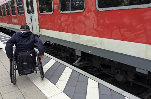 &#8222;2016 und Rollstuhlfahrer kommen...of Emmendingen &#8211; nach dem Umbau.  | Foto: Patrik Mller