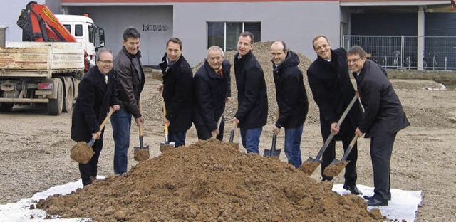 Beim Naturkostgrohandel Rinklin wurde...n, Wilhelm, Armin und Harald Rinklin.   | Foto: G. Rinklin