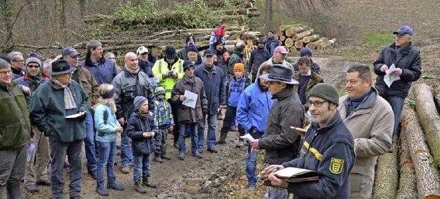 Alle Lose fanden bei der Egringer Holz...opferer (vorne,  von rechts) entgegen.  | Foto: Marco Schopferer