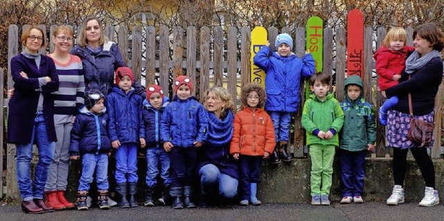 &#8222;Herzlich Willkommen&#8220; in v...ius-Kindergarten ist der Alltag bunt.   | Foto: Taschinski