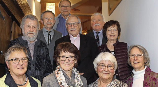 Sie wurden geehrt: Karin Maier, Maria ...eihe von links) und Uwe Weidenhammer.   | Foto: Cornelia Liebwein