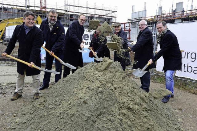 Stadtbau baut 40 Mietwohnungen auf dem Gterbahnhofareal - gefrdert mit 6,8 Millionen Euro