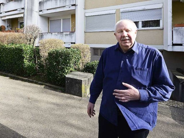 Hermann Rettig engagiert sich in einer...d Gabelsberger Strae verbessert wird.  | Foto: Ingo Schneider