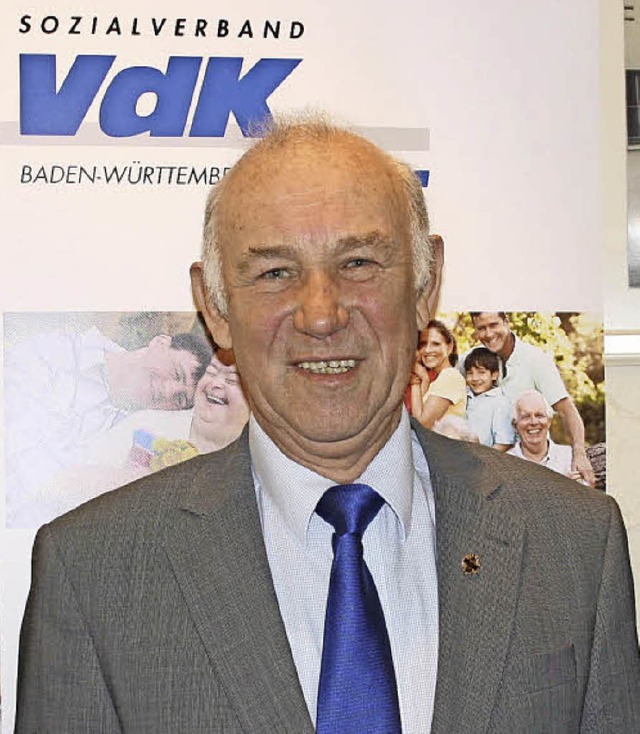 Wilfried Jenny ist seit 50 Jahren beim VdK dabei.   | Foto: Ch. Franz