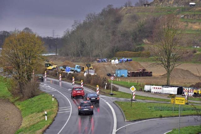 Der lang ersehnte Radweg ist in Bau