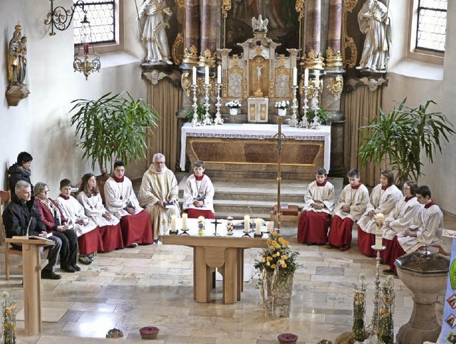 Patrozinium in der kleinen Kirche in Oberbiederbach.   | Foto: Privat