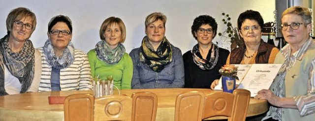 Vorstand der Landfrauen Aitern: Vonlin...etzel (ehemalige zweite Vorsitzende).   | Foto: Steinebrunner
