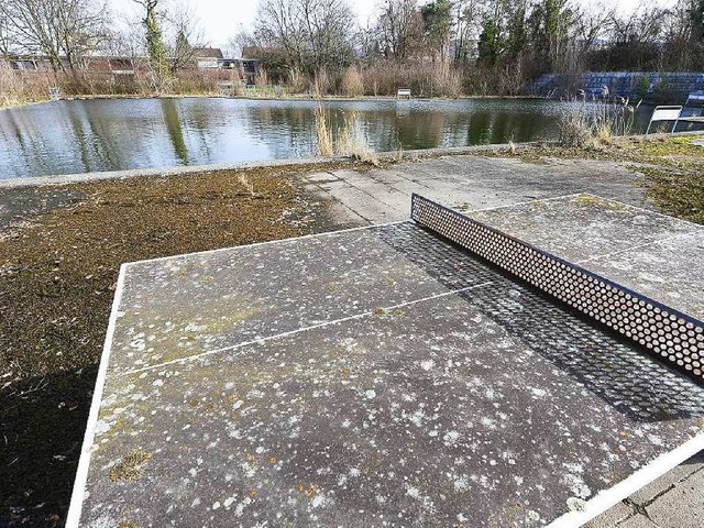 Das Auenbecken am Westbad liegt seit rund zehn Jahren brach.  | Foto: Ingo Schneider