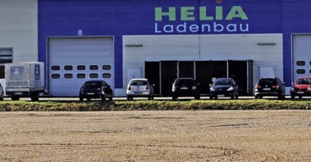 Helia Ladenbau im Gewerbegebiet Nubac...ut Peterstaler sein Logistik-Zentrum.   | Foto: ullmann