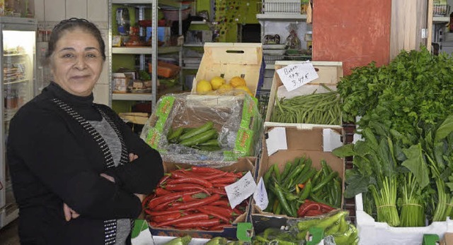 Ghosoun Racho ist stolz auf ihren Laden in der Friedrichstrae.   | Foto: Stefanie Huschle