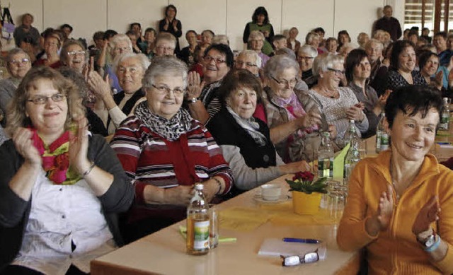 Landfrauen aus ganz Sdbaden waren in die Sternenberghalle gekommen.   | Foto: Heidi fssel