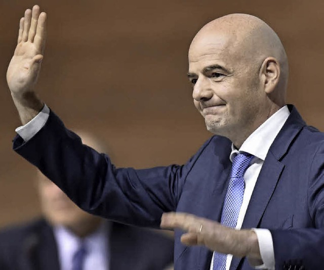 Neuer Vormann der Fifa: Gianni Infanti...Vorgnger   Schweizer aus dem Wallis.   | Foto: afp