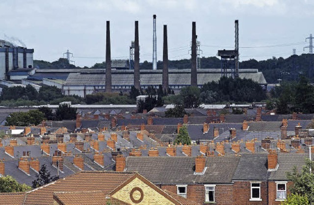 Blick ber die Dcher der Industriestadt Rotherham   | Foto: dpa