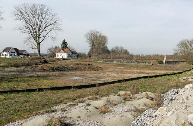 Auf dieser Flche zwischen Bundesstra...tenbach soll der Bolzplatz entstehen.   | Foto: Olaf Michel