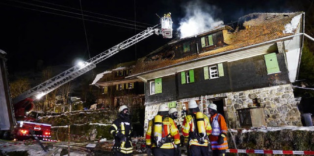 Brand in einem Wohnhaus in Oberried  | Foto: kamera24.tv