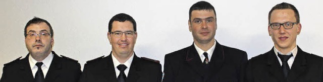 Neue ra bei der Feuerwehr Gschweiler...neue Kassierer Daniel Wehrle (rechts).  | Foto: Christa Maier