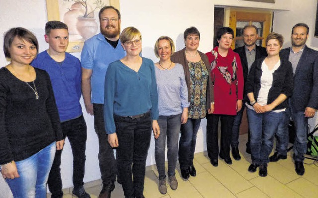 Die Geehrten und neu Gewhlten fiebern...ne Moosmann und Ralf Schneckenburger.   | Foto: Rainer Bombardi