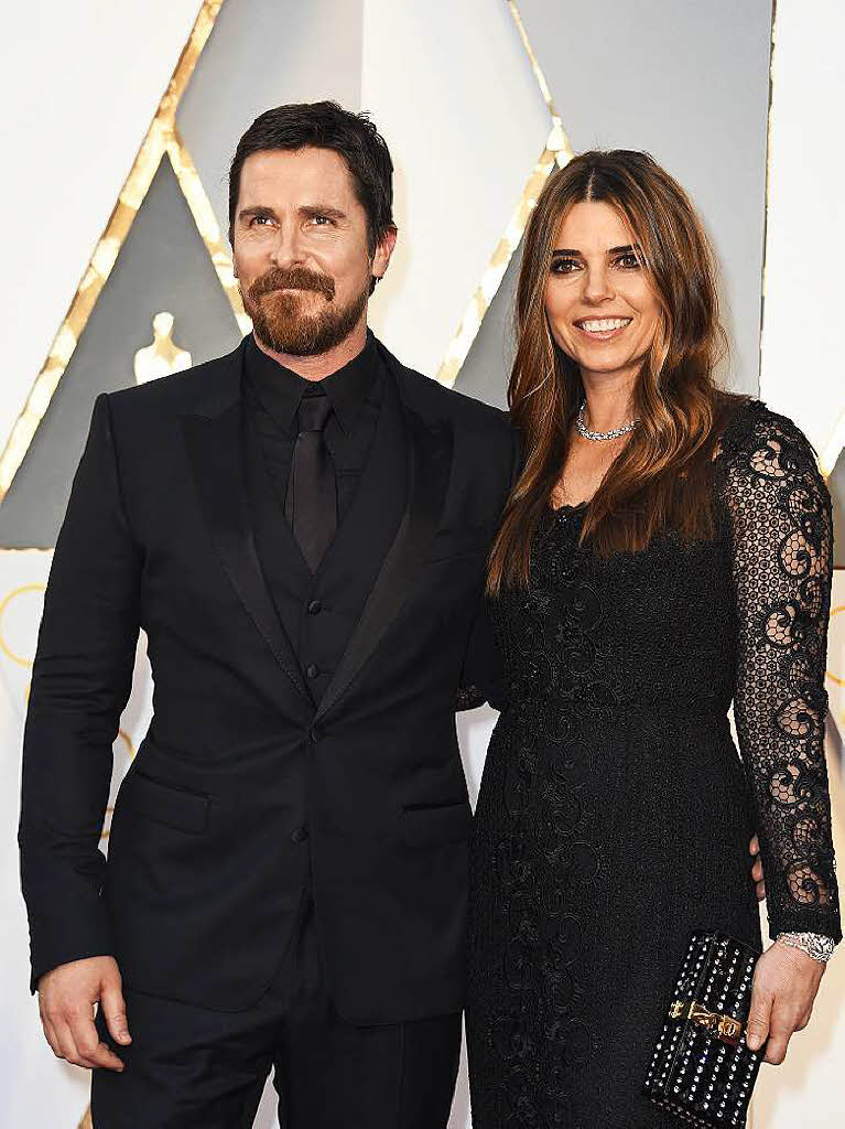 Schauspieler Christian Bale und Ehefrau Sibi Blazic