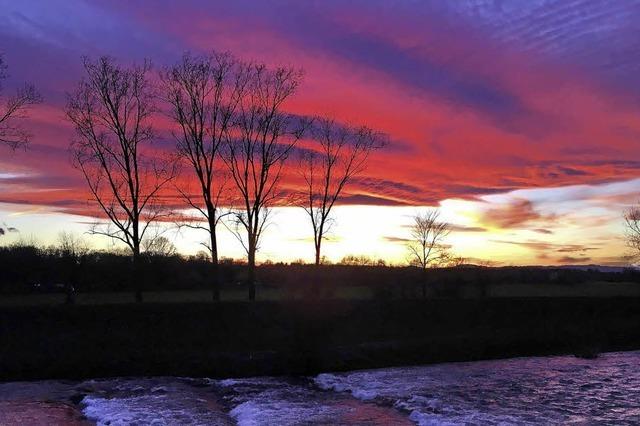 Abendhimmel am Elzwehr