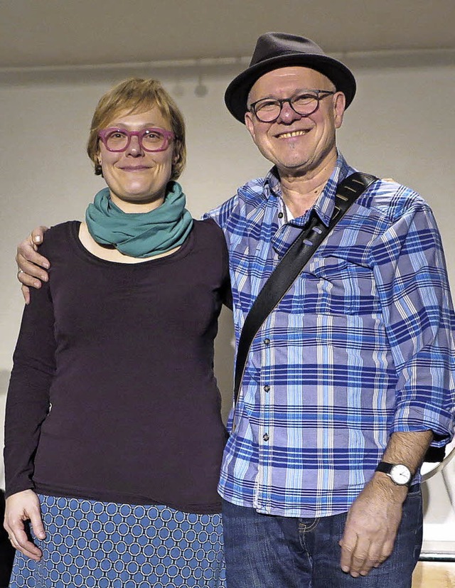 Alemannische Doppelperspektive mit Wit...o Ulrike Derndinger und Heinz Siebold   | Foto: Dorothee Philipp
