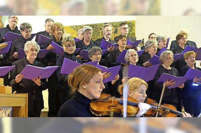 Der Kammerchor berzeugt mit seiner Passion