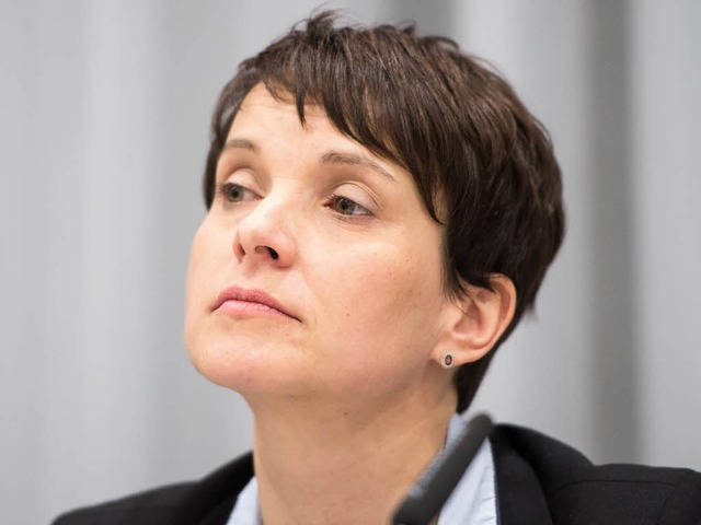 Auch in Oberkirch nicht erwnscht: AfD-Kandidatin Frauke Petry  | Foto: dpa