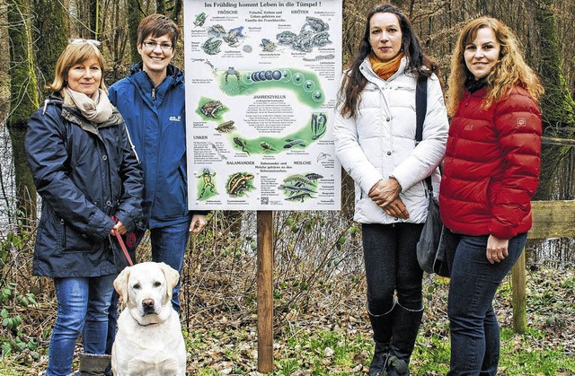 Fr den Schutz der Amphibien  engagier... Gng von der Stadt Waldshut-Tiengen.   | Foto: Peter Rosa