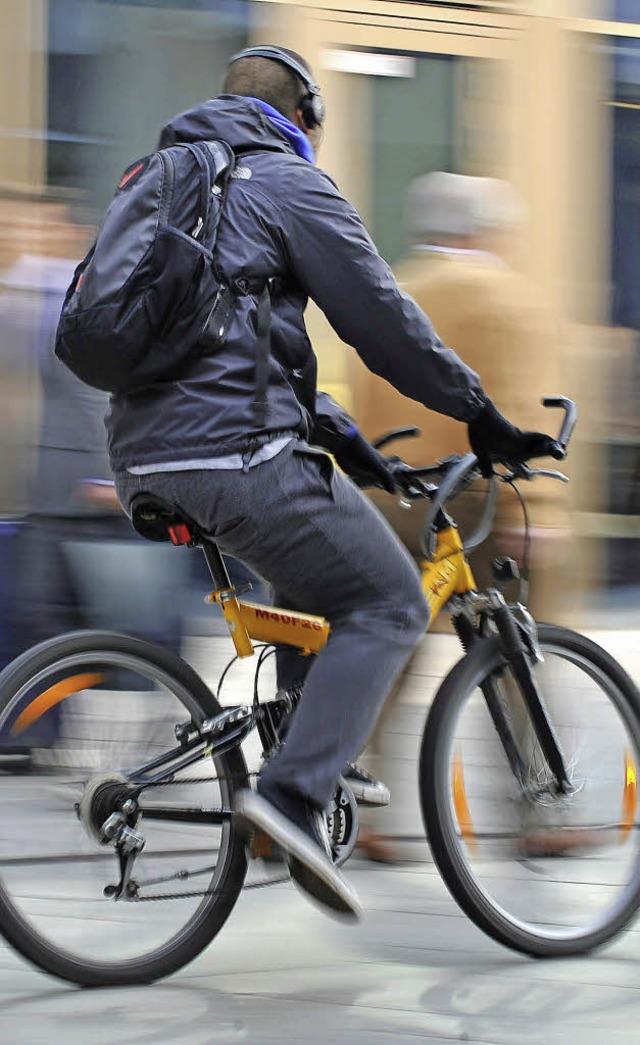 Radfahrer sollen in Basel schneller vorankommen.  | Foto: dpa