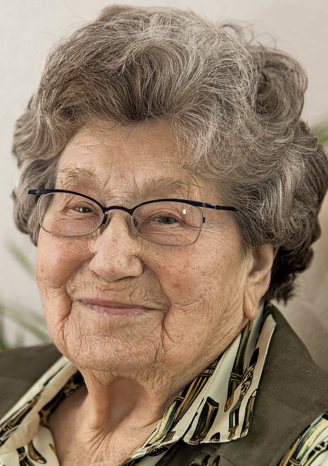 Gerda Pankalla feiert heute den 90. Geburtstag.   | Foto: O. Michel