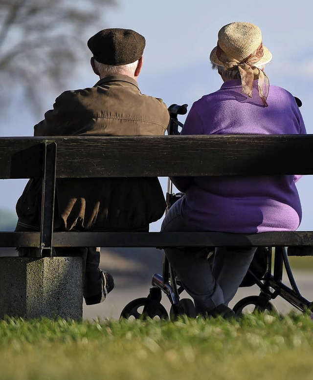 In einigen Jahren ist schon mehr als j...ierte Offenburger lter als 65 Jahre.   | Foto: dpa